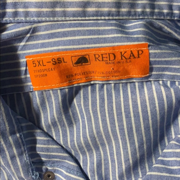 Men’s 5XL Shop Shirt with Patch “DAVID” Removable - Picture 2 of 3